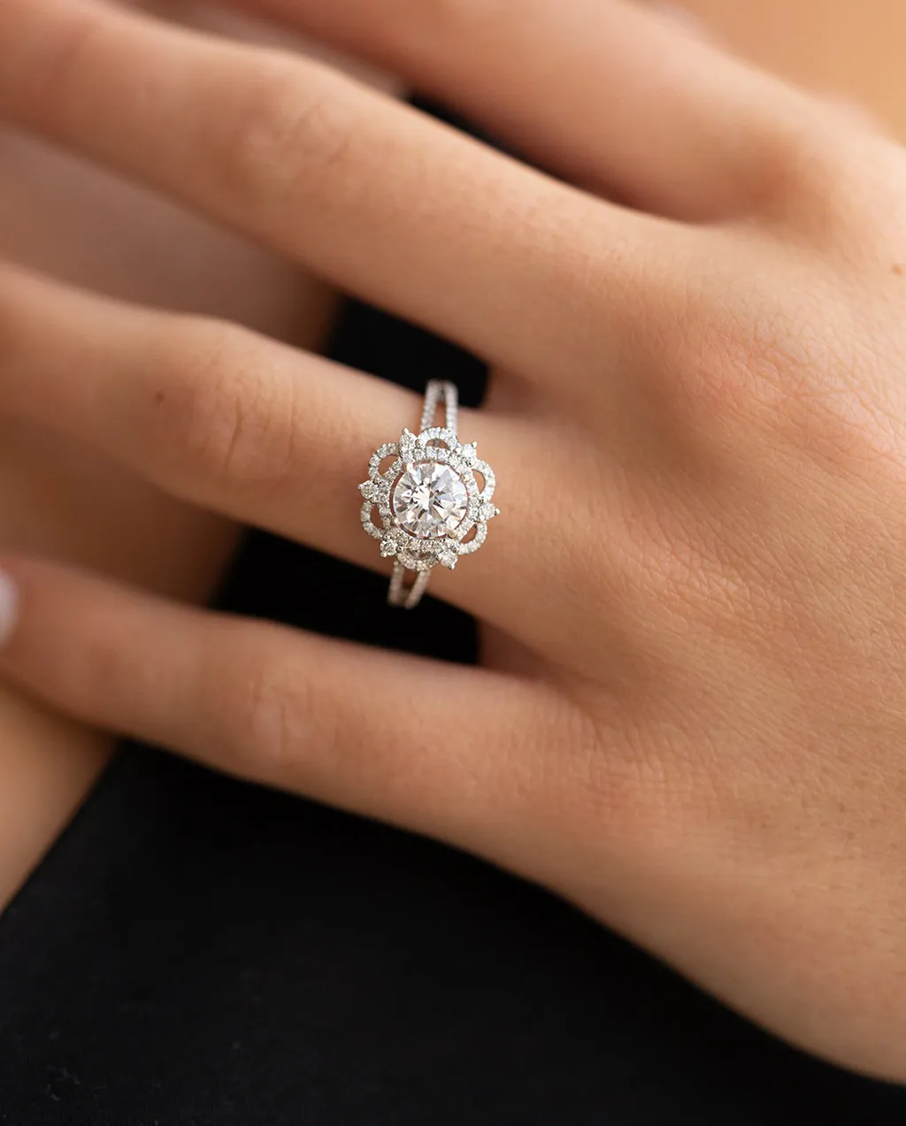 Vintage Inspired Engagement Ring