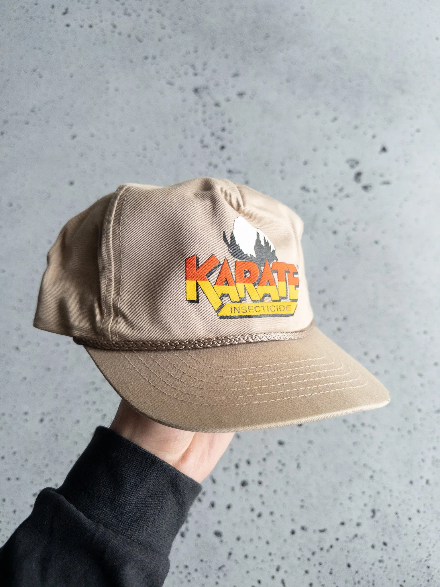 Vintage Karate Insecticide Rope Hat