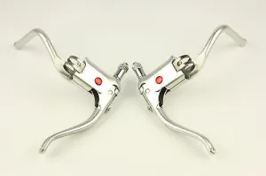 Vintage Road Bike Bicycle Dual Lever Brake Levers Drop Bar NOS
