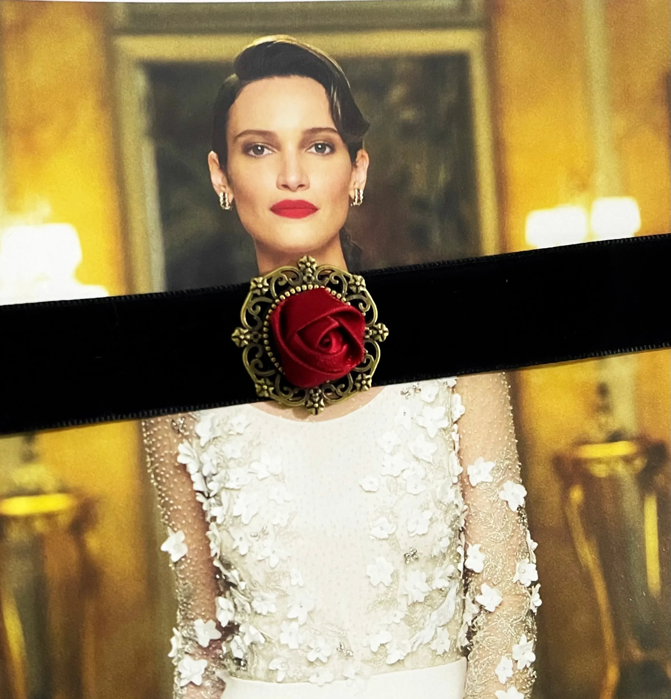 Vintage Rose Choker