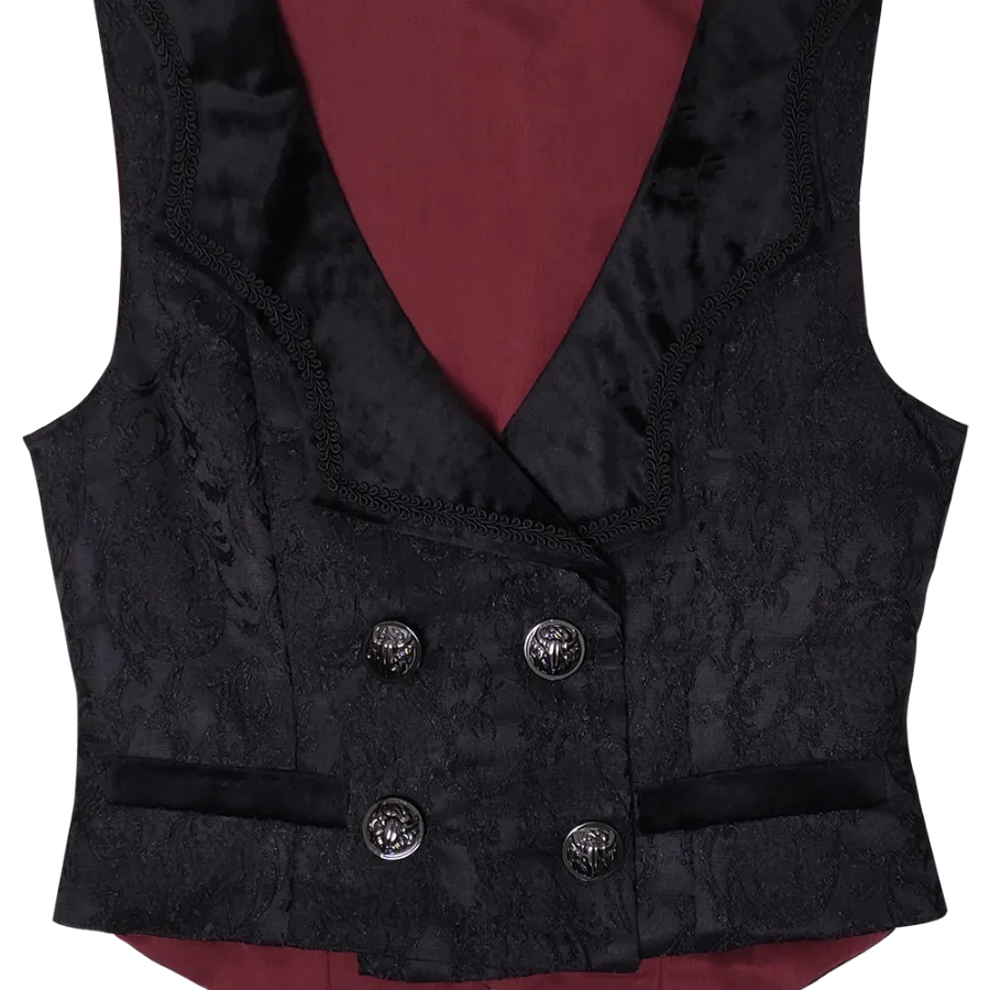 Vintage Slim Lolita Double-breasted Vest
