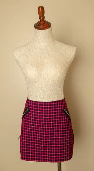 Vintage - Tart Punk Rocker Plaid School Girl Skirt Womens Medium