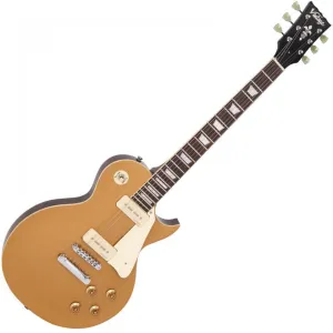 VINTAGE V100 REISSUED ELECTRIC GUITAR ~ GOLD TOP