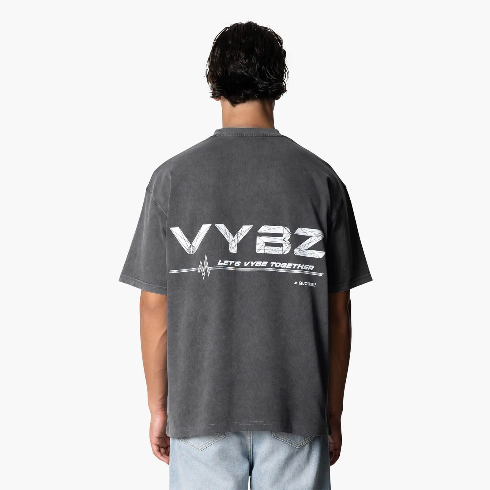 VYBZ X QUOTRELL 2024 TEE | ACID GREY