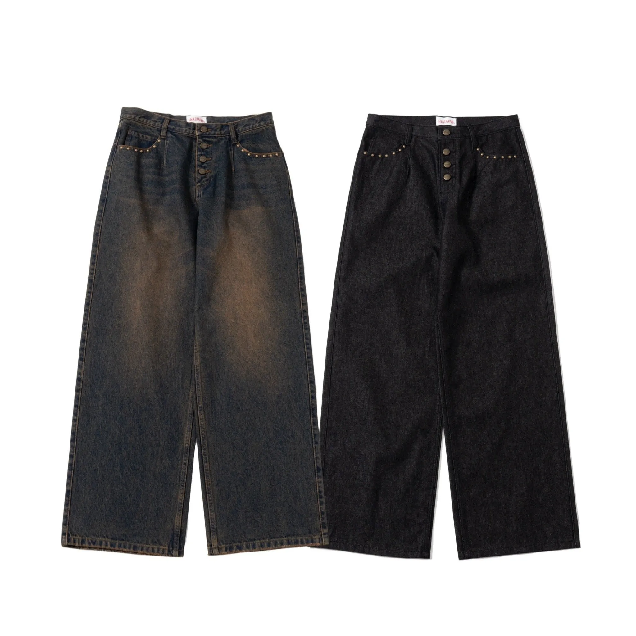 Wave classic denim pants