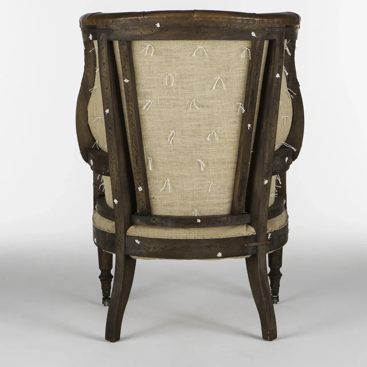 Welsch Cigar Leather Deconstructed Chair