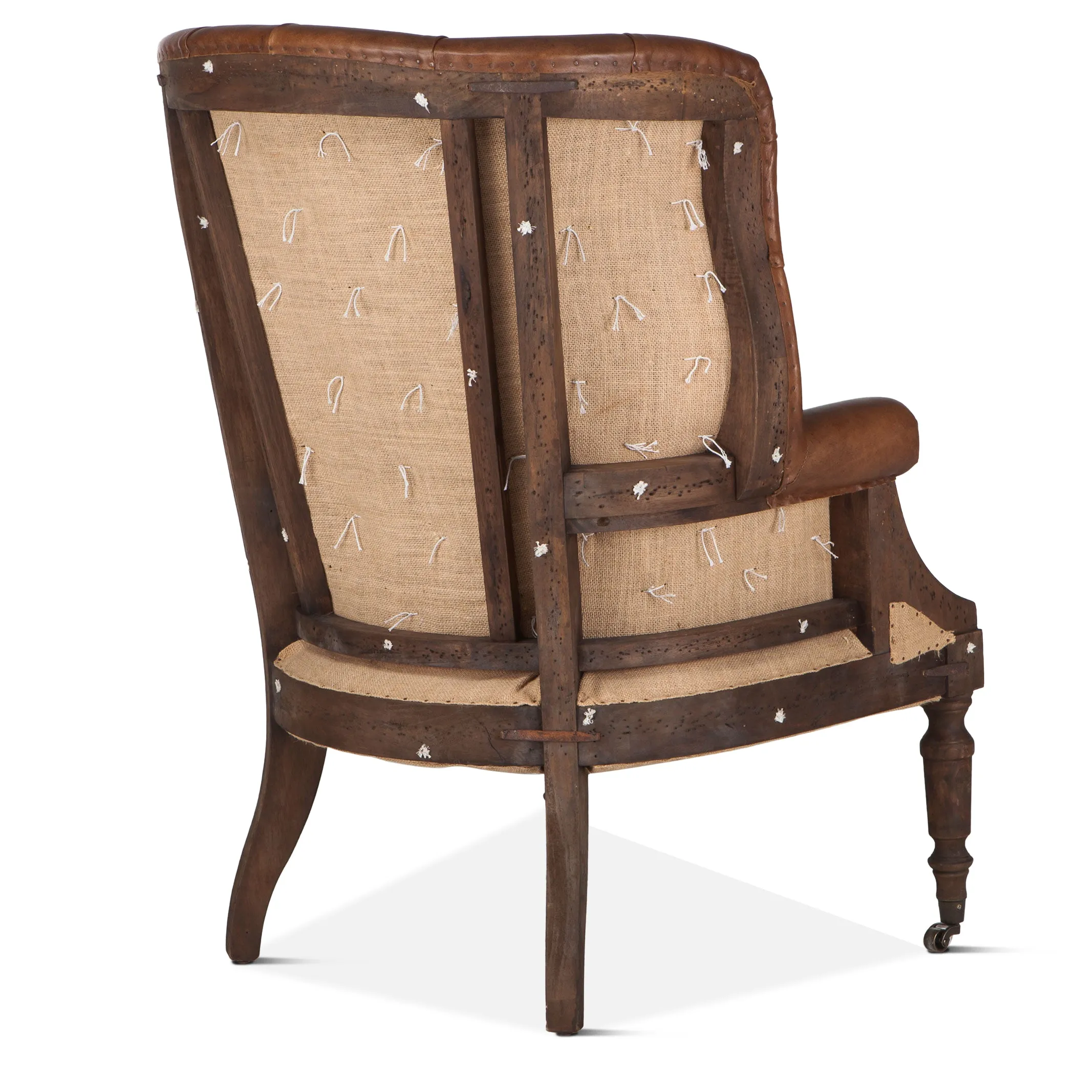 Welsch Cigar Leather Deconstructed Chair