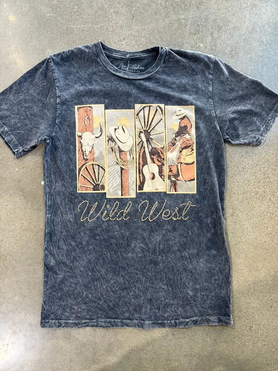 Wild West Mineral Wash Tee