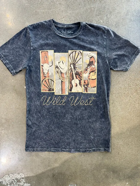 Wild West Mineral Wash Tee