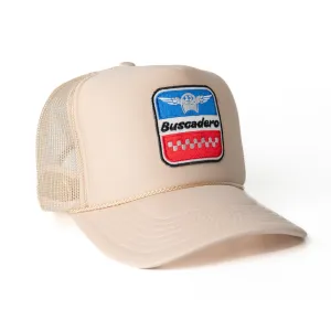 'Wings’ Foam Trucker Hat - Off White