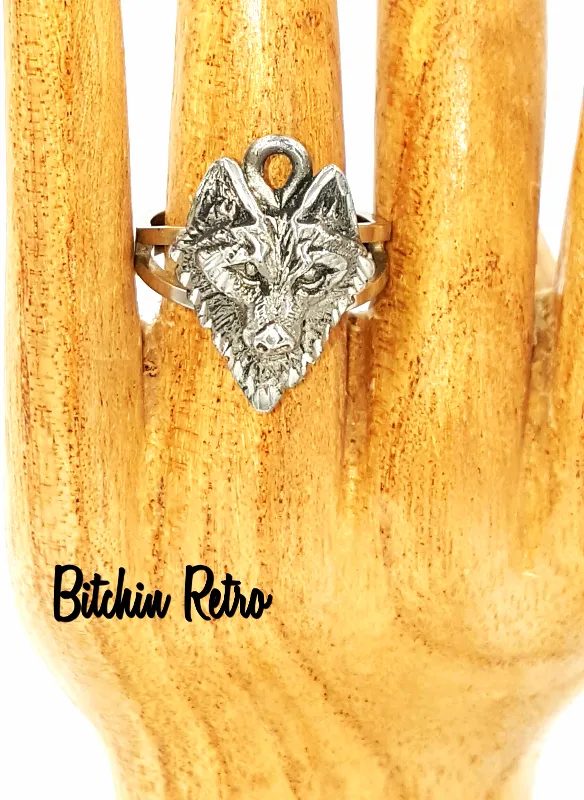 Wolf Ring With Game of Thrones Theme Halloween Costume Jewelry
