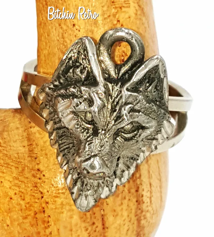 Wolf Ring With Game of Thrones Theme Halloween Costume Jewelry