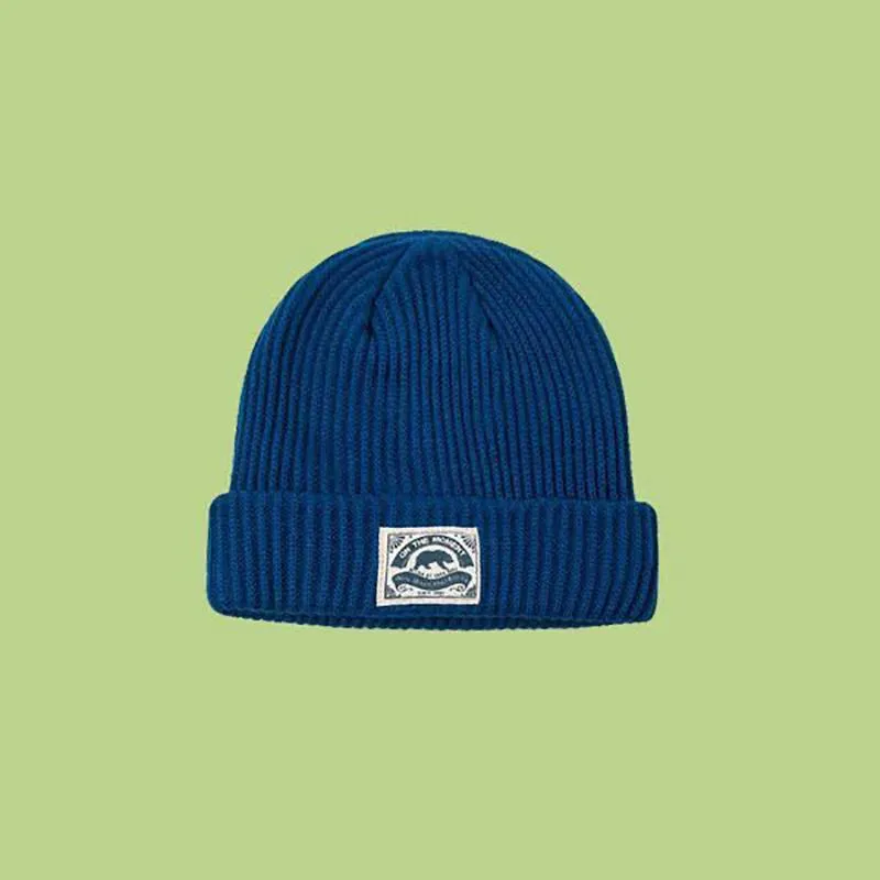 Women Skullies Beanies Ear Protection Knit Hats Printed Black Fashion Streetwear Hip Hop Beanie Caps Autumn Winter Warm Men's Skullid Hats