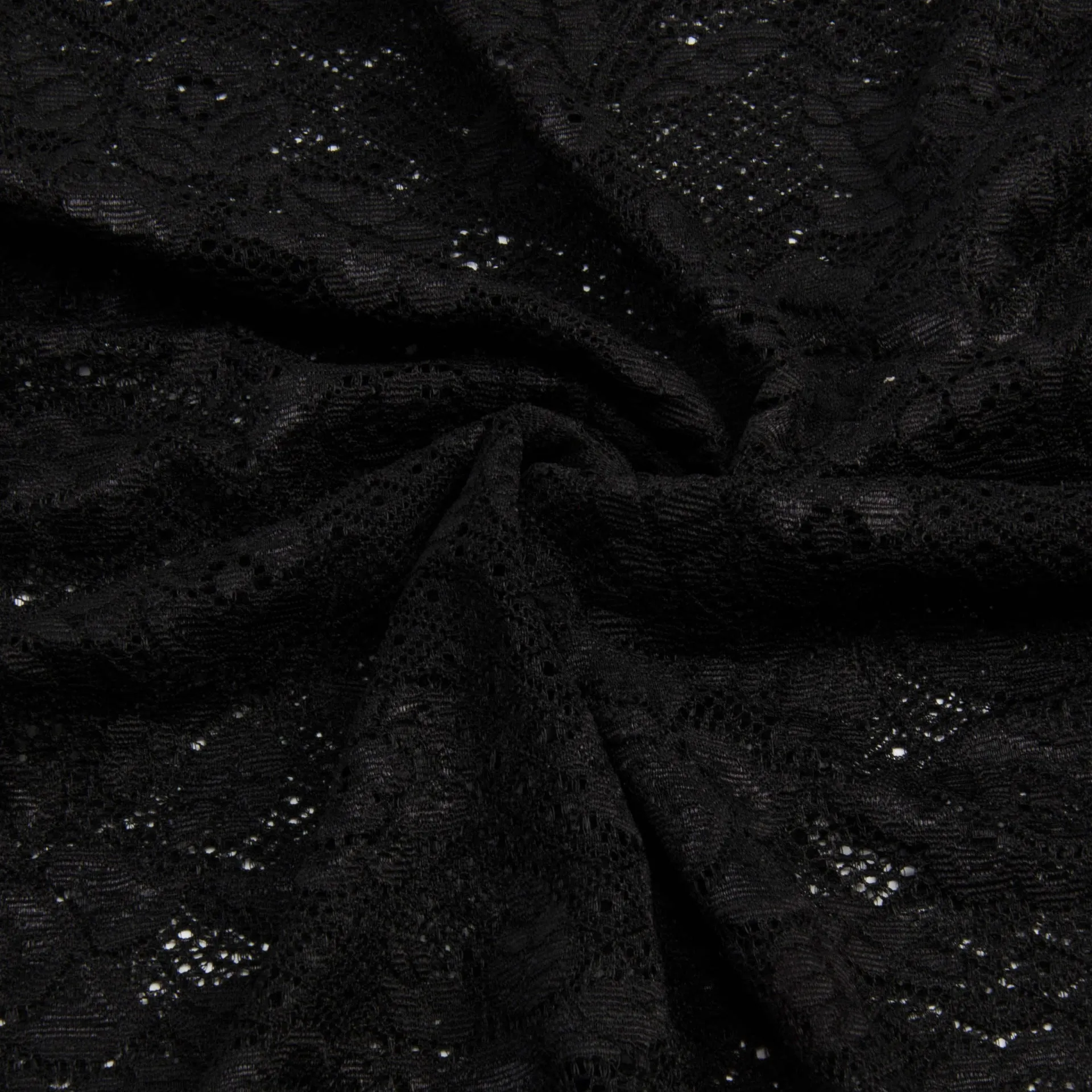 Women's Gothic Vintage Lolita Black Lace Dress