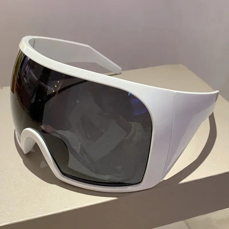 Y2K Big Frame Oversized Wrap Sunglasses for Women