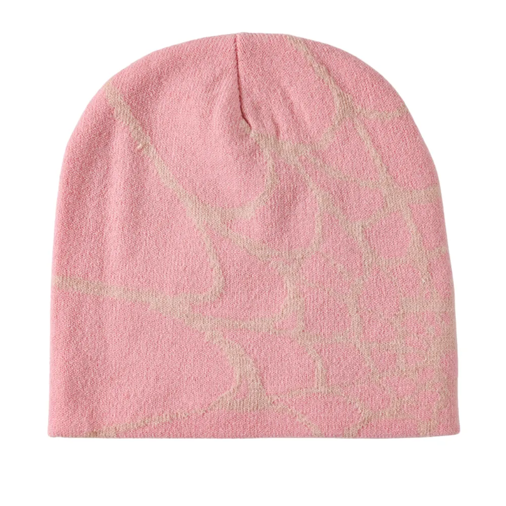 Y2K Spider Web Knit Hat
