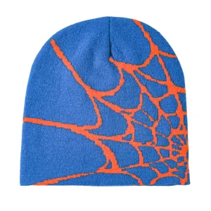 Y2K Spider Web Knit Hat